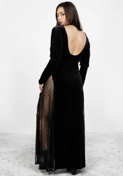 MET1 Countess Bodysuit Gown -Womens Clothing Sales AW22M259 Countess Bodysuit Gown 001 800x