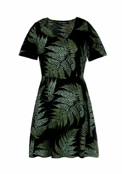 MET1 Fern Mini Dress -Womens Clothing Sales AW22M27 Fern Mini Dress DARK GREEN 1 800x