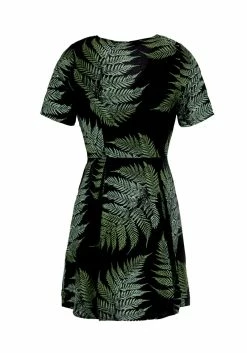 MET1 Fern Mini Dress -Womens Clothing Sales AW22M27 Fern Mini Dress DARK GREEN 2 800x