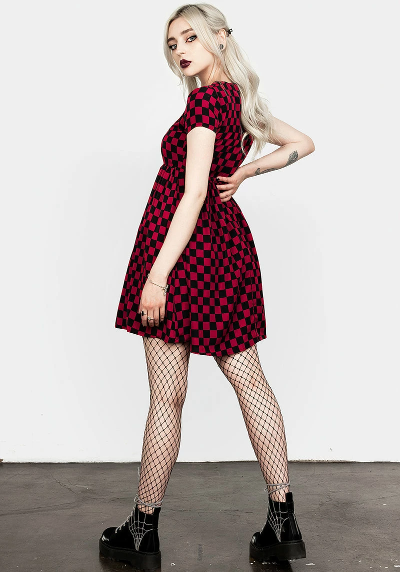 MET1 Arcade Mini Skater Dress 4 MET1 Arcade Mini Skater Dress - Image 4