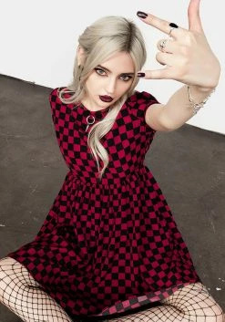 MET1 Arcade Mini Skater Dress 16 MET1 Arcade Mini Skater Dress -Womens Clothing Sales AW22M296 ARCADE MINI SKATER DRESS 014 800x