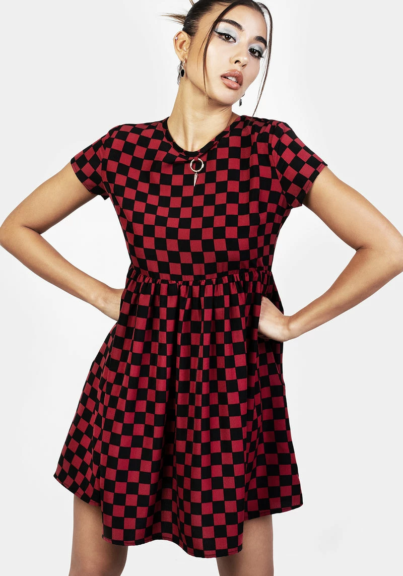 MET1 Arcade Mini Skater Dress 6 MET1 Arcade Mini Skater Dress - Image 6