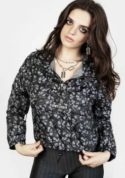 MET1 Electra Crop Anorak Jacket 14 MET1 Electra Crop Anorak Jacket -Womens Clothing Sales AW22M304 Elektra Crop Anorak Jacket 001 800x