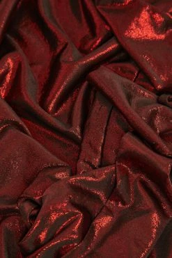 MET1 Rockclub Metallic Crop Top -Womens Clothing Sales AW22M305Rockclub Metallic Crop top 3 800x