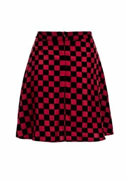 MET1 Arcade Mini Skater Skirt -Womens Clothing Sales AW22M317Arcade Mini Skater Skirt 3 800x