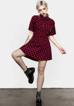 MET1 Arcade Mini Skater Skirt -Womens Clothing Sales AW22M317 ARCADE MINI SKATER SKIRT 002 800x