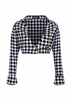 MET1 Discordia Collared Wrap Top -Womens Clothing Sales AW22M326 Discordia Collared Wrap Top 01 800x