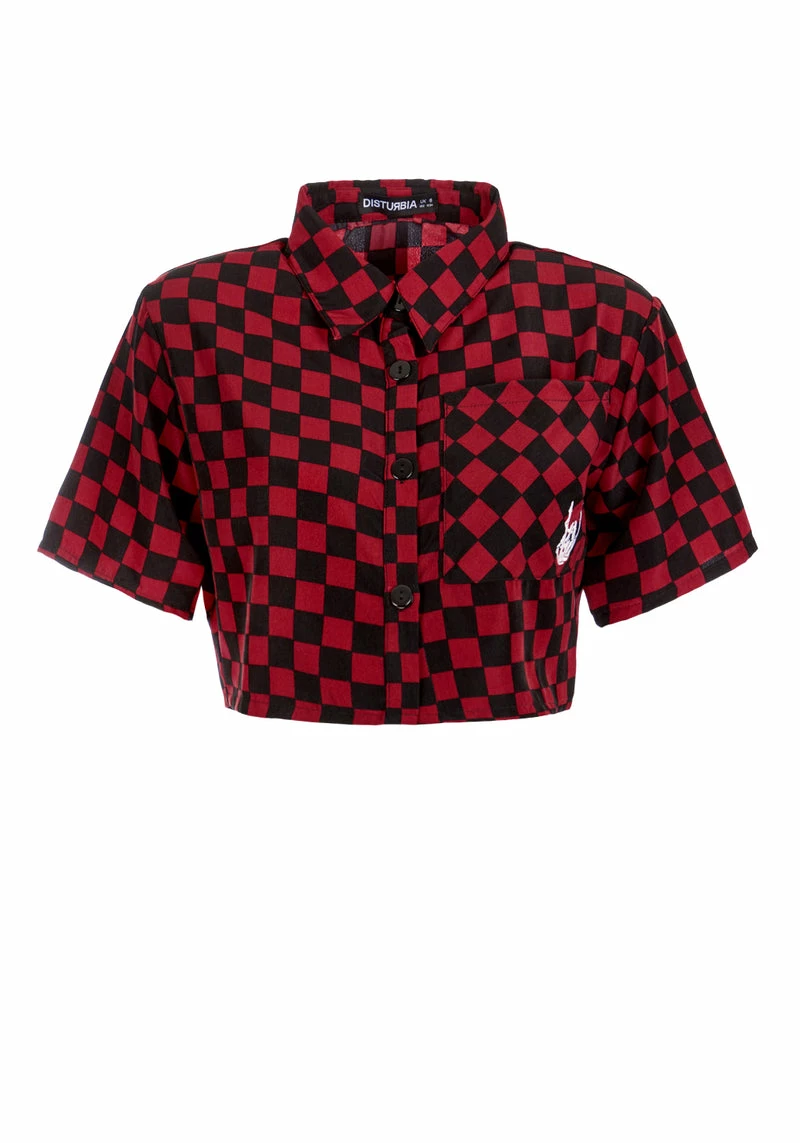 MET1 Arcade Crop Boxy Shirt 9 MET1 Arcade Crop Boxy Shirt - Image 9