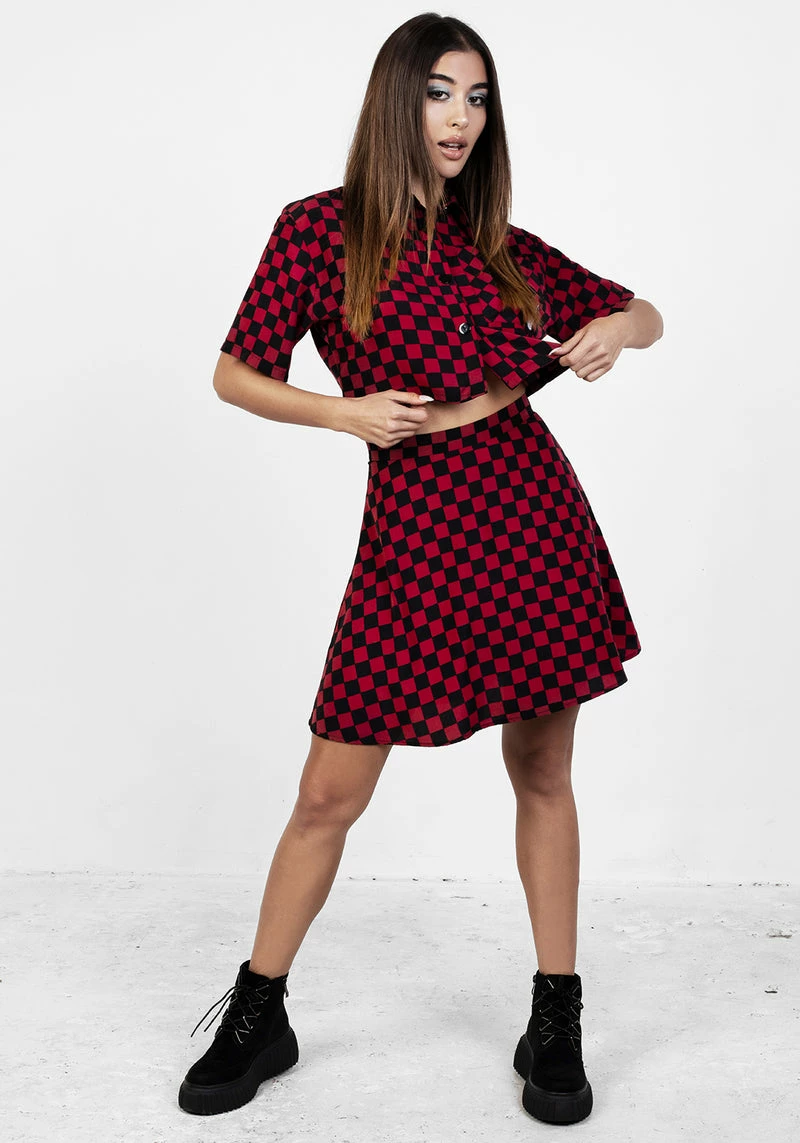 MET1 Arcade Crop Boxy Shirt 7 MET1 Arcade Crop Boxy Shirt - Image 7