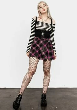 MET1 Crush Mini Kilt 12 MET1 Crush Mini Kilt -Womens Clothing Sales AW22M37 CRUSH MINI KILT 001 800x