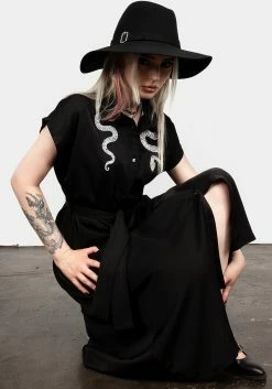 MET1 Slither Relaxed Midi Dress -Womens Clothing Sales AW22M413 SLITHER RELAXED MIDI DRESS 014 800x