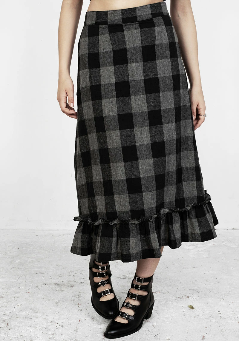 MET1 Nyctophilia Midi Skirt 1 MET1 Nyctophilia Midi Skirt