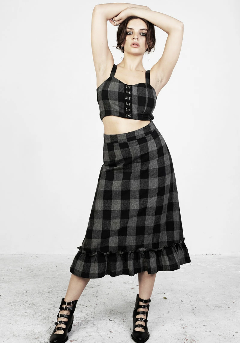 MET1 Nyctophilia Midi Skirt 3 MET1 Nyctophilia Midi Skirt - Image 3