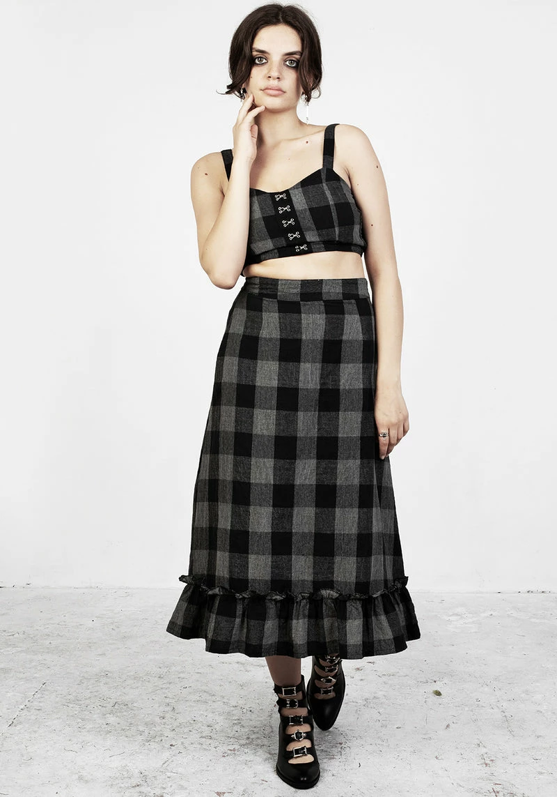 MET1 Nyctophilia Midi Skirt 4 MET1 Nyctophilia Midi Skirt - Image 4