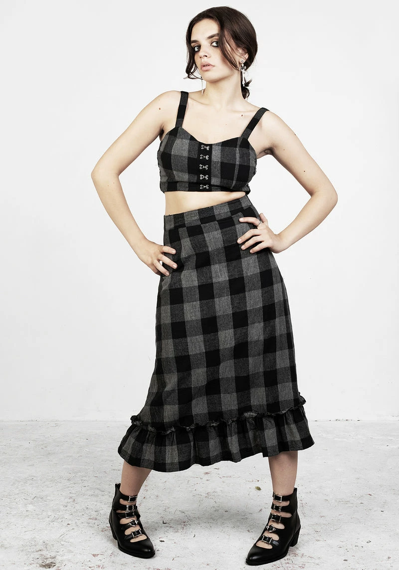 MET1 Nyctophilia Midi Skirt 5 MET1 Nyctophilia Midi Skirt - Image 5