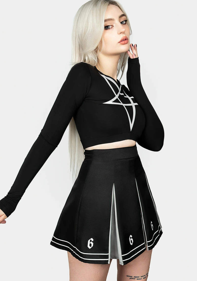 MET1 Fearleader Pleated Mini Skirt 8 MET1 Fearleader Pleated Mini Skirt - Image 8