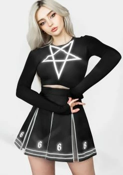 MET1 Fearleader Pleated Mini Skirt