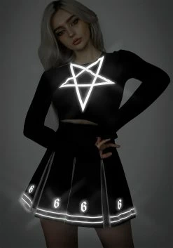 MET1 Fearleader Pleated Mini Skirt 17 MET1 Fearleader Pleated Mini Skirt -Womens Clothing Sales AW22M95 FEARLEADER PLATED MINI SKIRT 007 800x