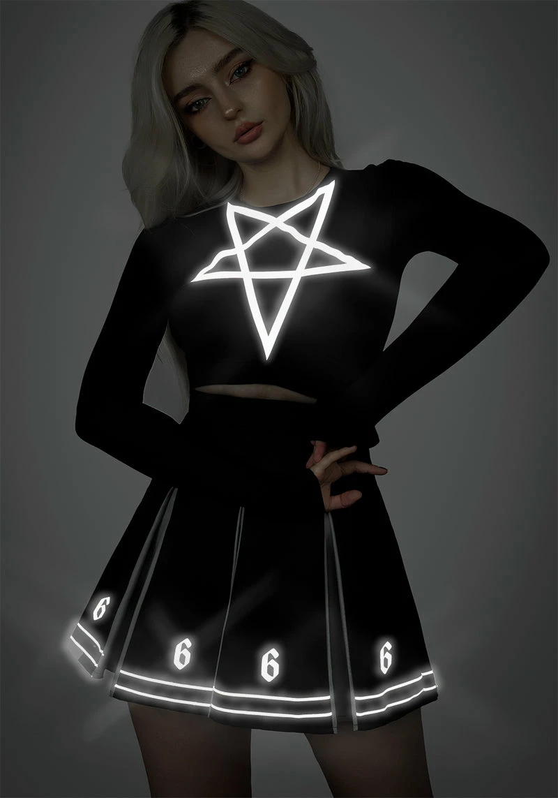 MET1 Fearleader Pleated Mini Skirt 9 MET1 Fearleader Pleated Mini Skirt - Image 9