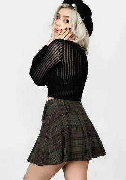 MIF1 Rumpel Belted Mini Skirt -Womens Clothing Sales AW22MF215 RUMPEL BELTED MINI SKIRT 016 800x