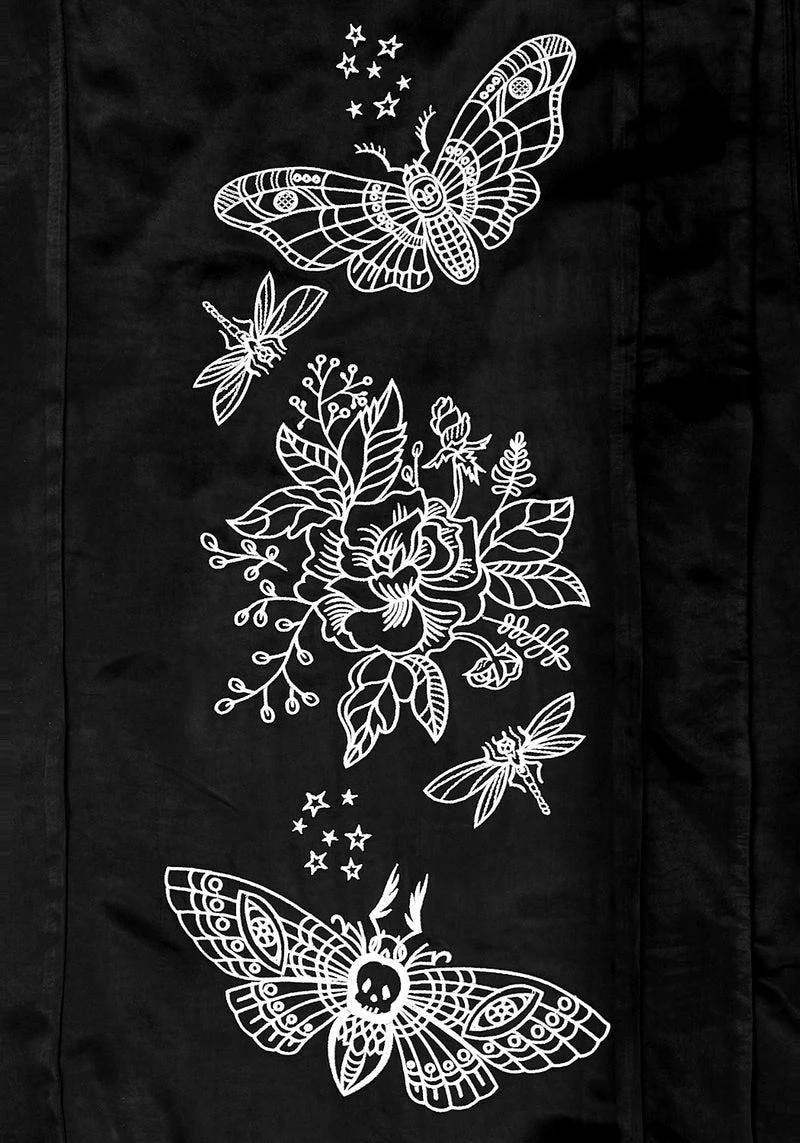 MET1 Deathmoth Embroidered Kimono 13 MET1 Deathmoth Embroidered Kimono - Image 13