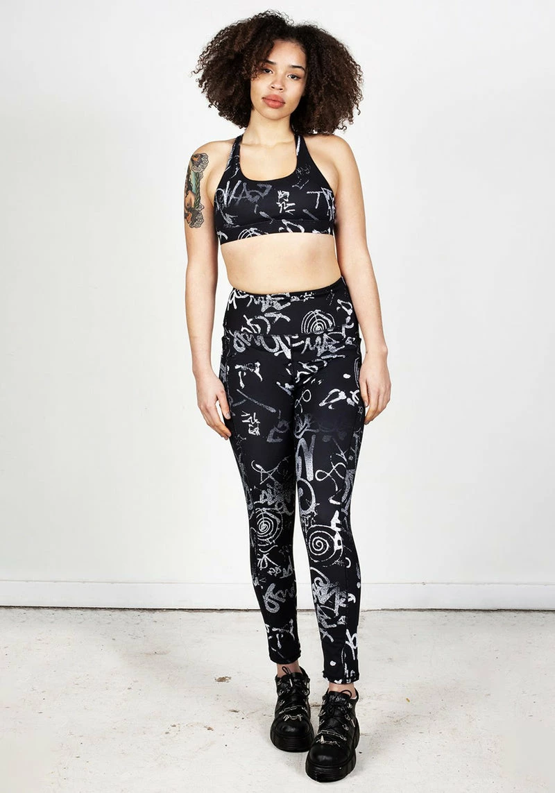 DIF1 Graffiti Leggings 3 DIF1 Graffiti Leggings - Image 3