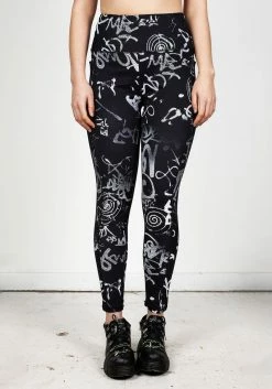 DIF1 Graffiti Leggings 13 DIF1 Graffiti Leggings -Womens Clothing Sales GraffitiLeggings 05 800x