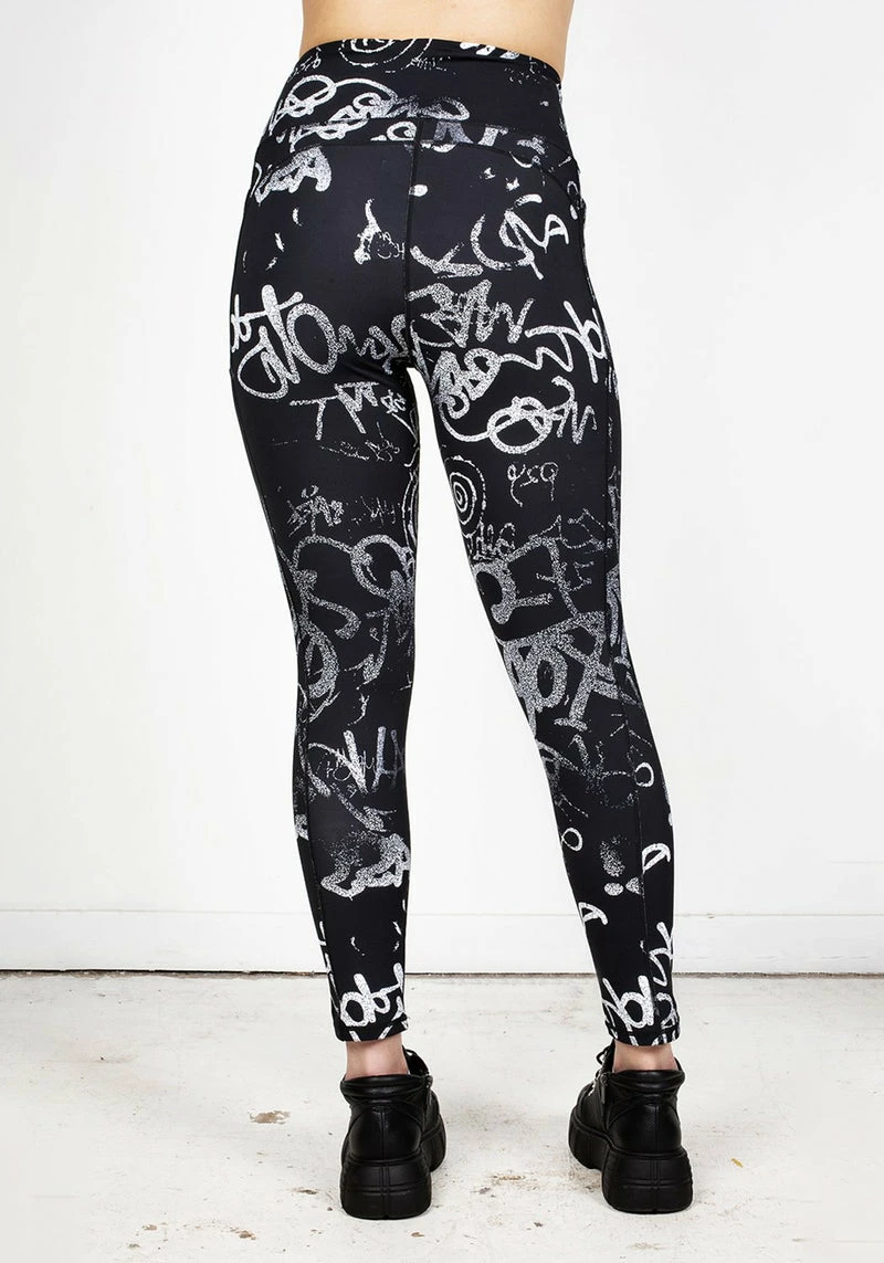 DIF1 Graffiti Leggings 6 DIF1 Graffiti Leggings - Image 6