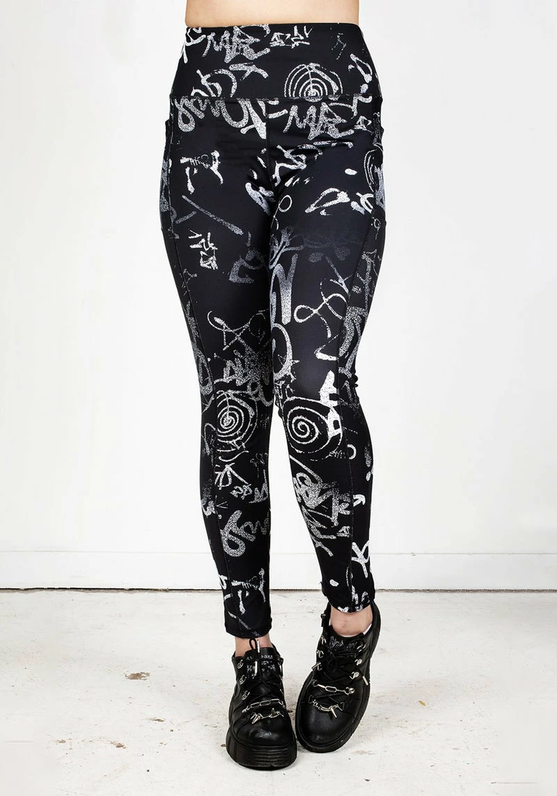 DIF1 Graffiti Leggings 7 DIF1 Graffiti Leggings - Image 7
