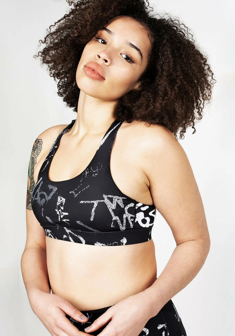 DIF1 Graffiti Sports Bra 1 DIF1 Graffiti Sports Bra