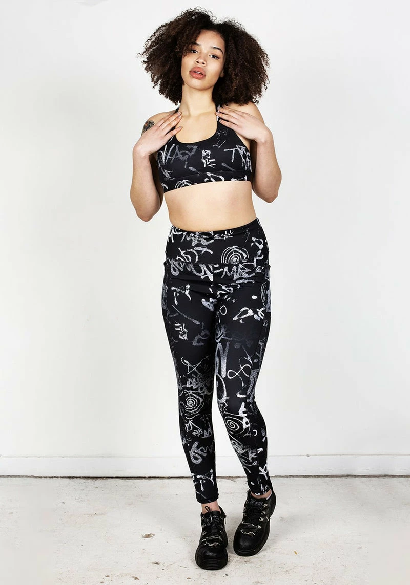 DIF1 Graffiti Sports Bra 5 DIF1 Graffiti Sports Bra - Image 5