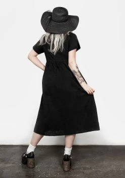 MET1 Rowan Linen Button Up Midi Dress -Womens Clothing Sales SS21M106 ROWAN LINEN BUTTON UP MIDI DRESS 03 800x