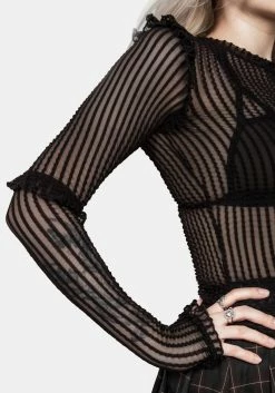 MET1 Mourning Ruffle Top -Womens Clothing Sales SS21M124 MOURNING RUFFLE TOP T 06 800x