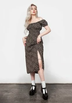 MET1 Milkweed Midi Dress -Womens Clothing Sales SS21M162 MILKWEED MIDI DRESS 03. 800x