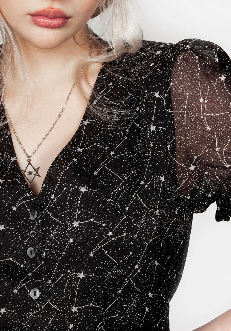 MET1 Spectral Button Up Dress 2 MET1 Spectral Button Up Dress - Image 2