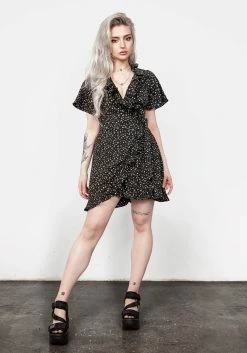 MET1 Moonseed Wrap Ruffle Dress -Womens Clothing Sales SS21M170 MOONSEED WRAP RUFFLE DRESS 03 800x