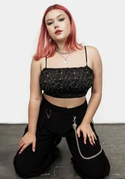 MET1 Spectral Ruched Crop Top -Womens Clothing Sales SS21M271 SPECTRAL RUCHED CROP TOP 03 800x