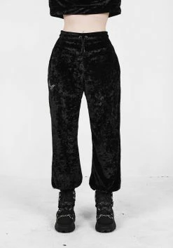 AMP1 Noughty Velour Joggers -Womens Clothing Sales SS22AB134 Noughty Velour Joggers 007 800x
