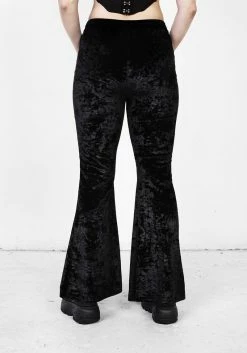 AMP1 Superstition Crushed Velour Flares -Womens Clothing Sales SS22AB269 Superstition Crushed Velour Flares 001 800x
