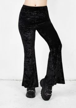 AMP1 Superstition Crushed Velour Flares -Womens Clothing Sales SS22AB269 Superstition Crushed Velour Flares 002 bac1814e 5268 487a 907c 75ed3ed3e899 800x