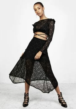 AMP1 Delena Midi Handkerchief Skirt -Womens Clothing Sales SS22AB403 Delena Midi Hankerchief Skirt 007 800x