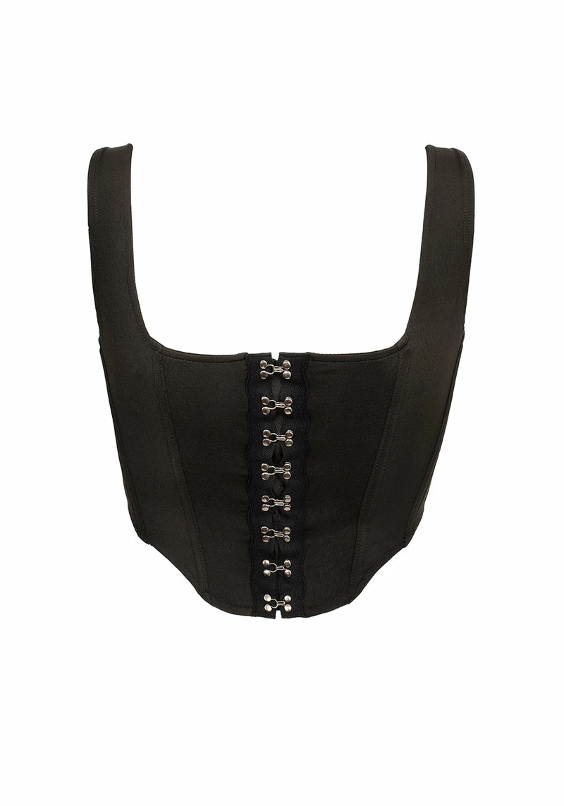 CHI1 VINCI FAUX LEATHER CORSET TOP - Image 10
