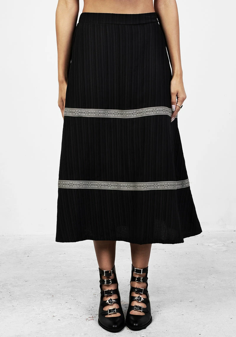 CHI1 Morris Tiered Midi Skirt 2 CHI1 Morris Tiered Midi Skirt - Image 2