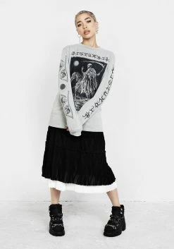 DDS1 THANATOS LONG SLEEVE T SHIRT -Womens Clothing Sales SS22DD01M Thanatos Long Sleeve T Shirt 004 800x