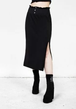 DDS1 DOLLSOME JERSEY MIDI SKIRT