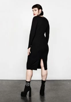 DDS1 VAMPIRA V-NECK MIDI DRESS 31 DDS1 VAMPIRA V-NECK MIDI DRESS -Womens Clothing Sales SS22DD227 Vampira V Neck Midi Dress 004 0782e9e8 9c80 467c aa87 1cc30d4b1979 800x