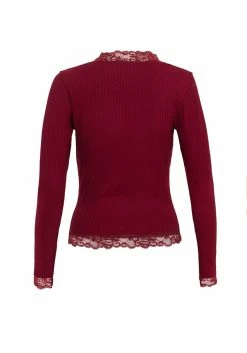 DDS1 PERDITA LONG SLEEVE LACE TRIM TOP 13 DDS1 PERDITA LONG SLEEVE LACE TRIM TOP -Womens Clothing Sales SS22DD229 Drusilla Top Mannequin 001 800x
