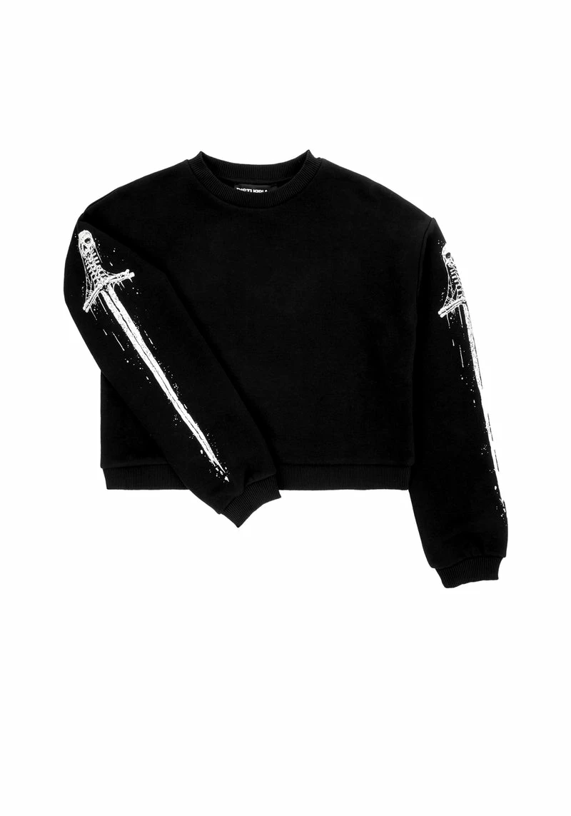 DDS1 SMAUG LONG SLEEVE CROP SWEATER 10 DDS1 SMAUG LONG SLEEVE CROP SWEATER - Image 10