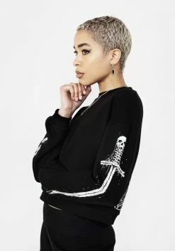 DDS1 SMAUG LONG SLEEVE CROP SWEATER 17 DDS1 SMAUG LONG SLEEVE CROP SWEATER -Womens Clothing Sales SS22DD245 Smaug Long Sleeve Crop Sweater 005 800x