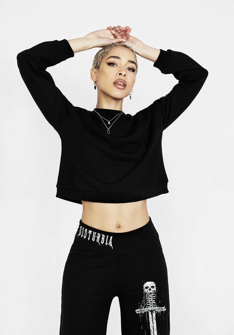 DDS1 SMAUG LONG SLEEVE CROP SWEATER 7 DDS1 SMAUG LONG SLEEVE CROP SWEATER - Image 7